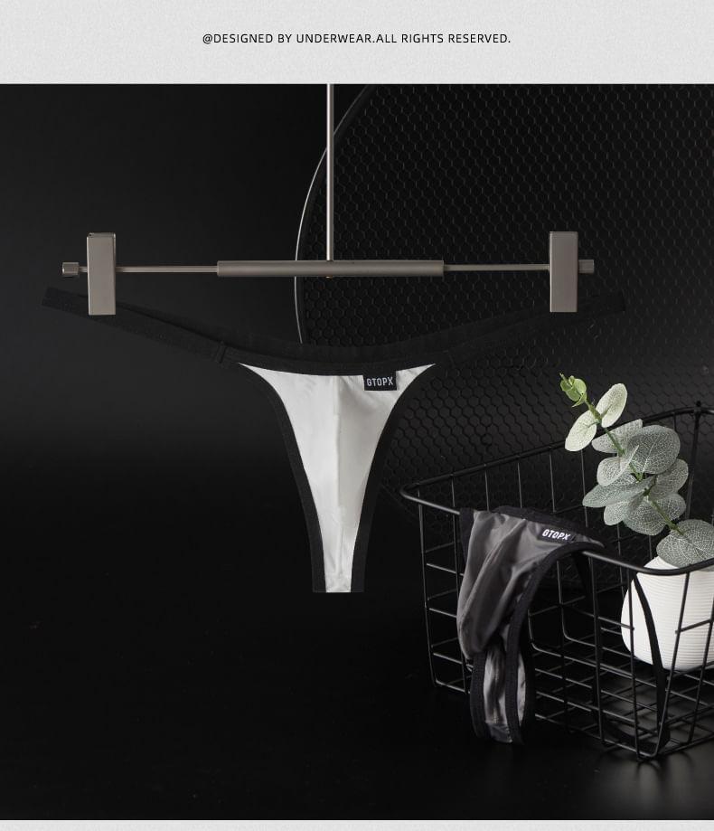 Contrast Trim Thong Product Image