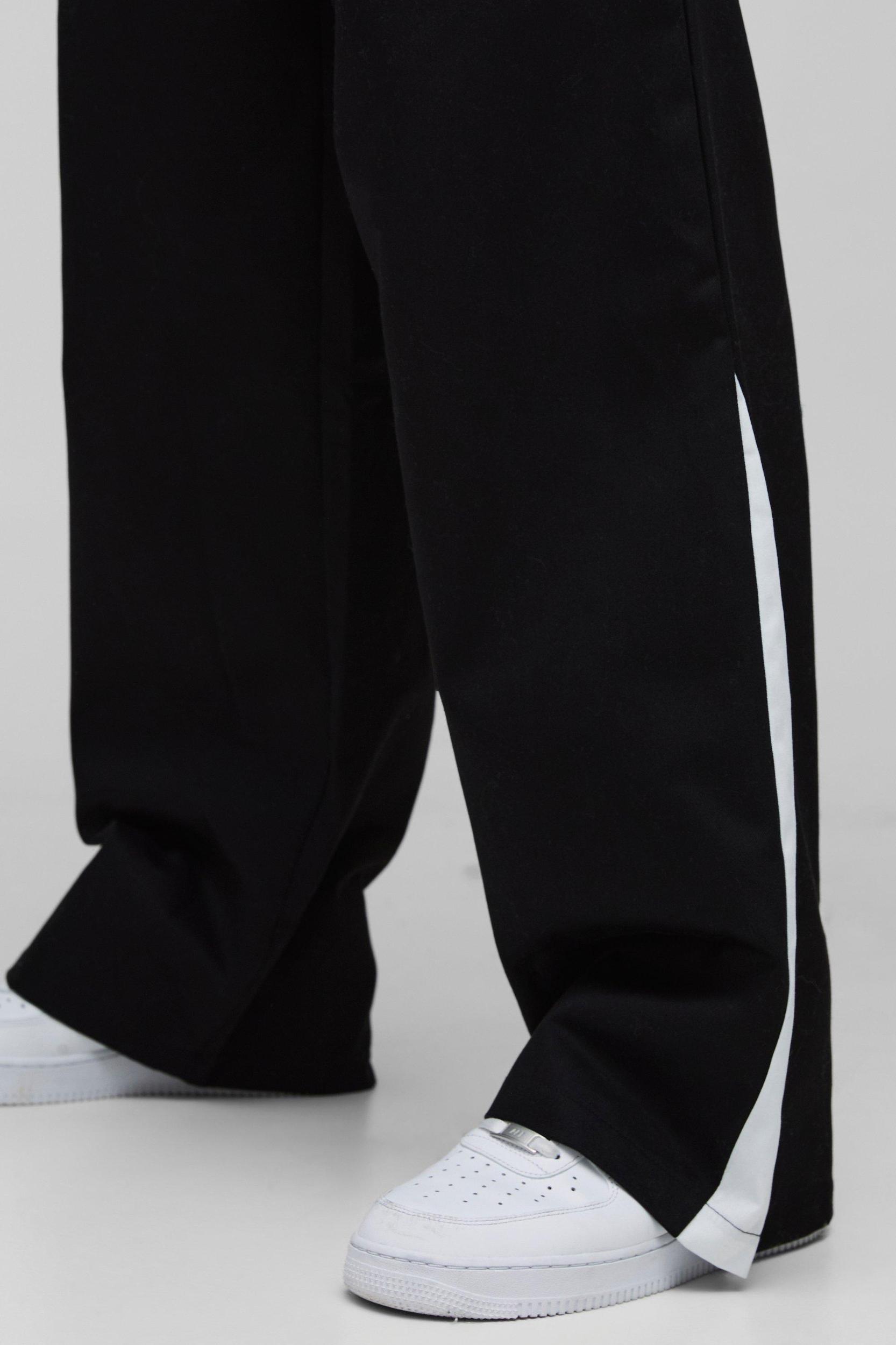 Plus Drawcord Waist Relaxed Fit Pants | boohooMAN USA Product Image