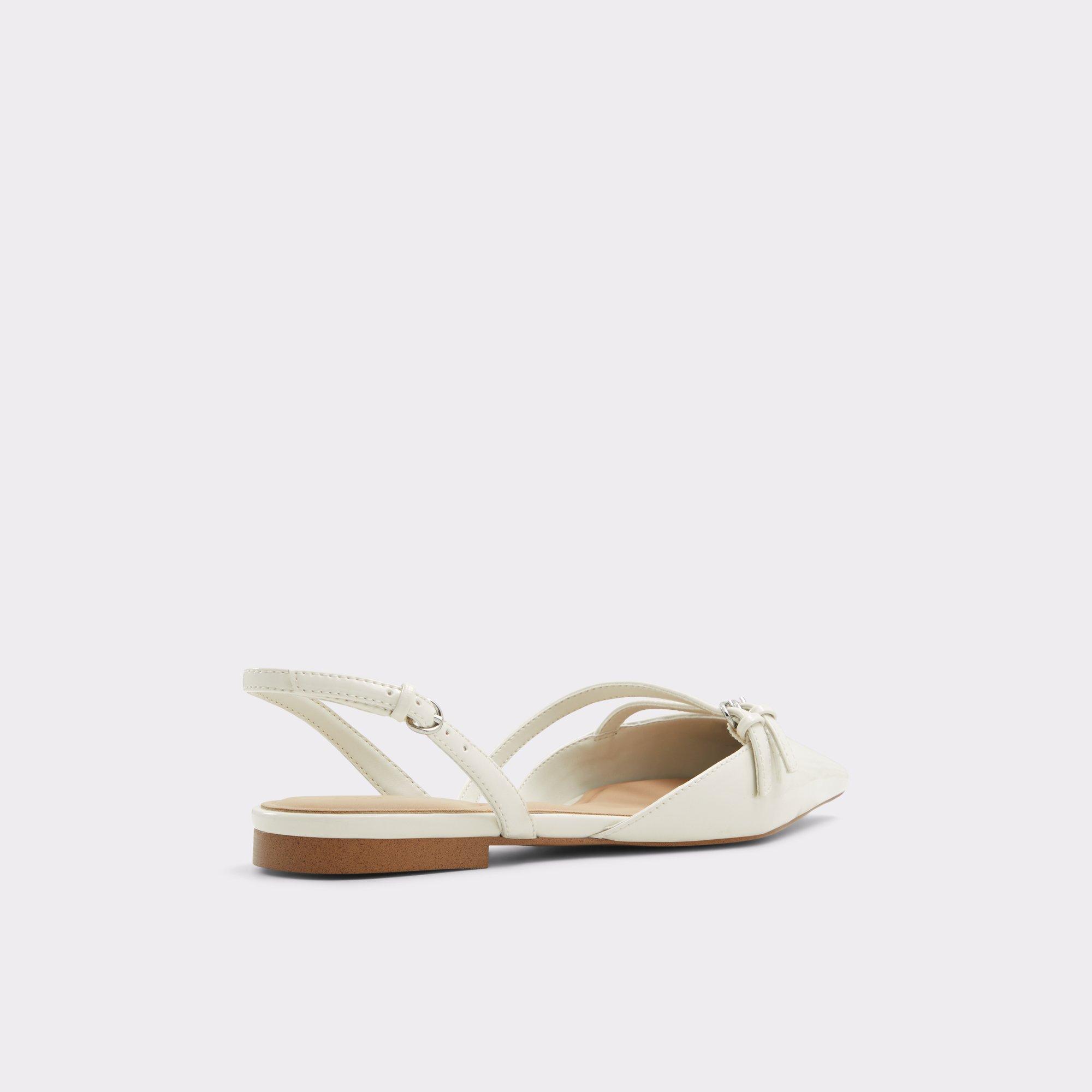 Alanie White/Bone Women's Ballet Flats | ALDO US Product Image