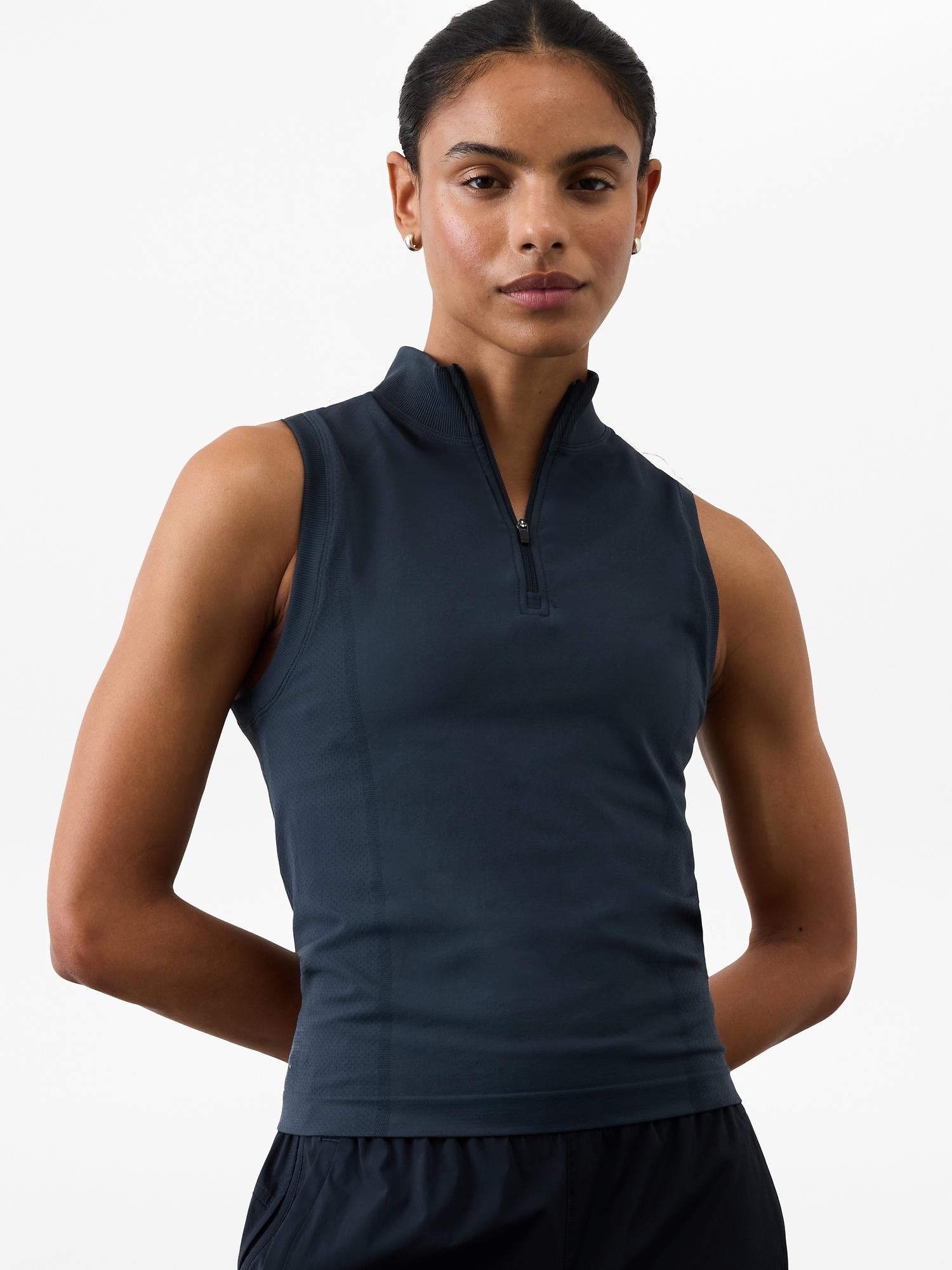 Ace Seamless Half Zip Tank Product Image