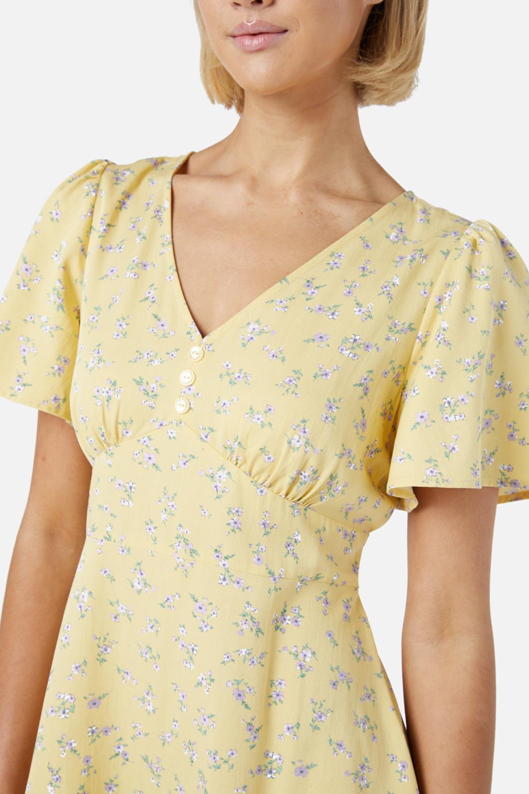 Lila Ditsy Mini Dress Product Image