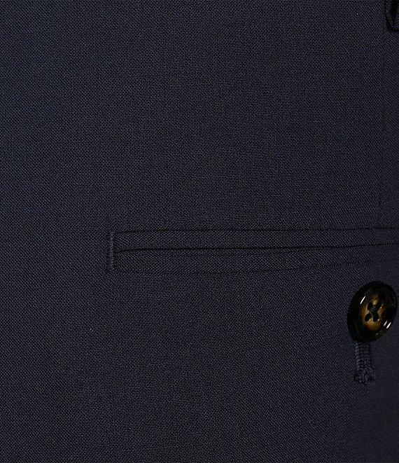 Murano Collezione Lucas Fit Wool Bi-Stretch Solid Suit Separates Dress Pants Product Image