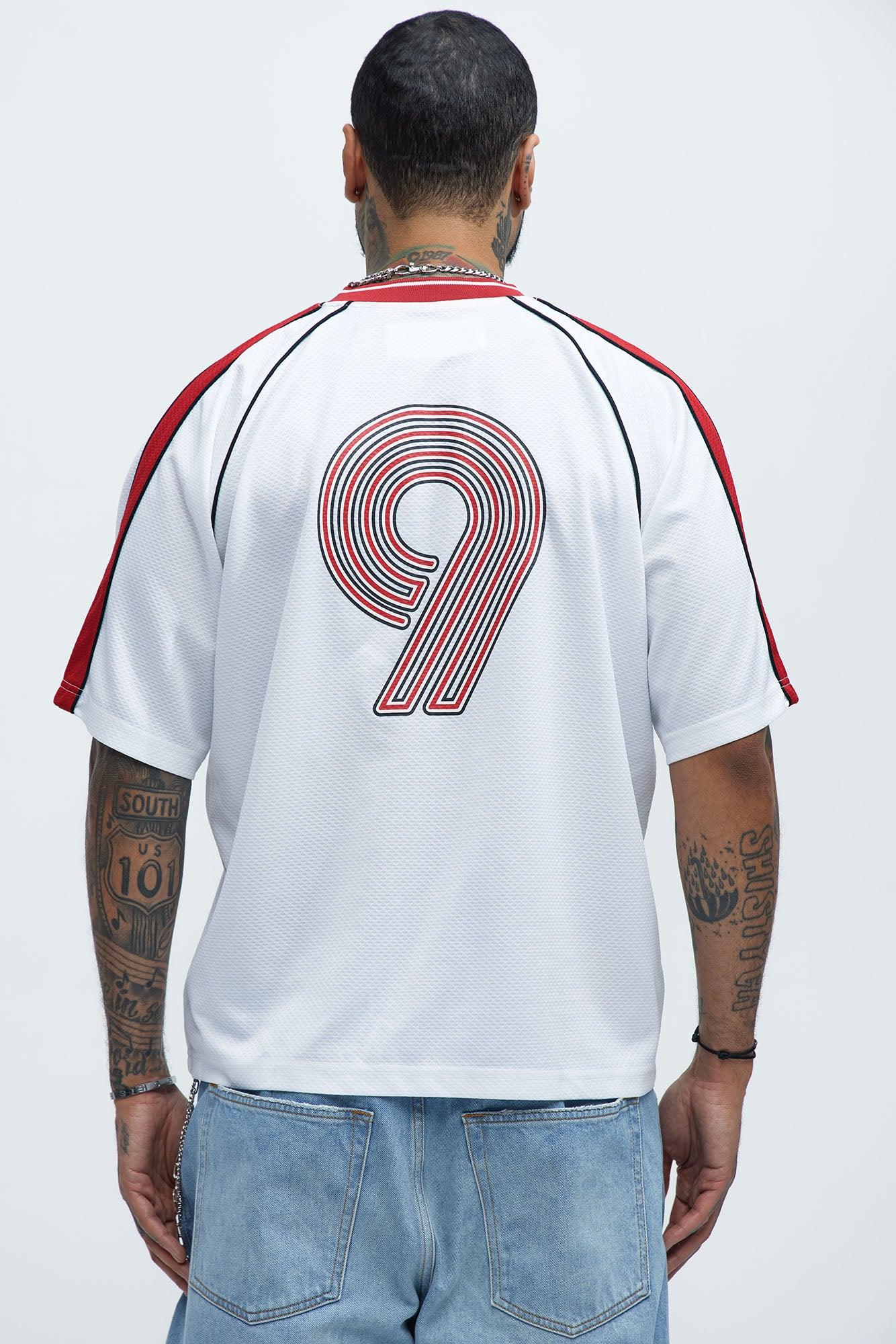 Legends V-Neck Soccer Jersey - White Product Image