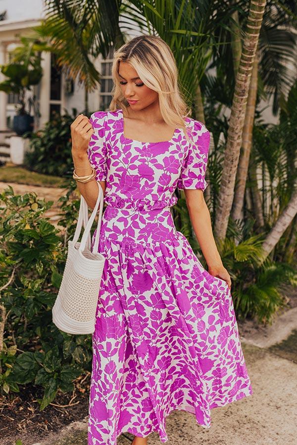 Floral Oasis Peplum Top Product Image