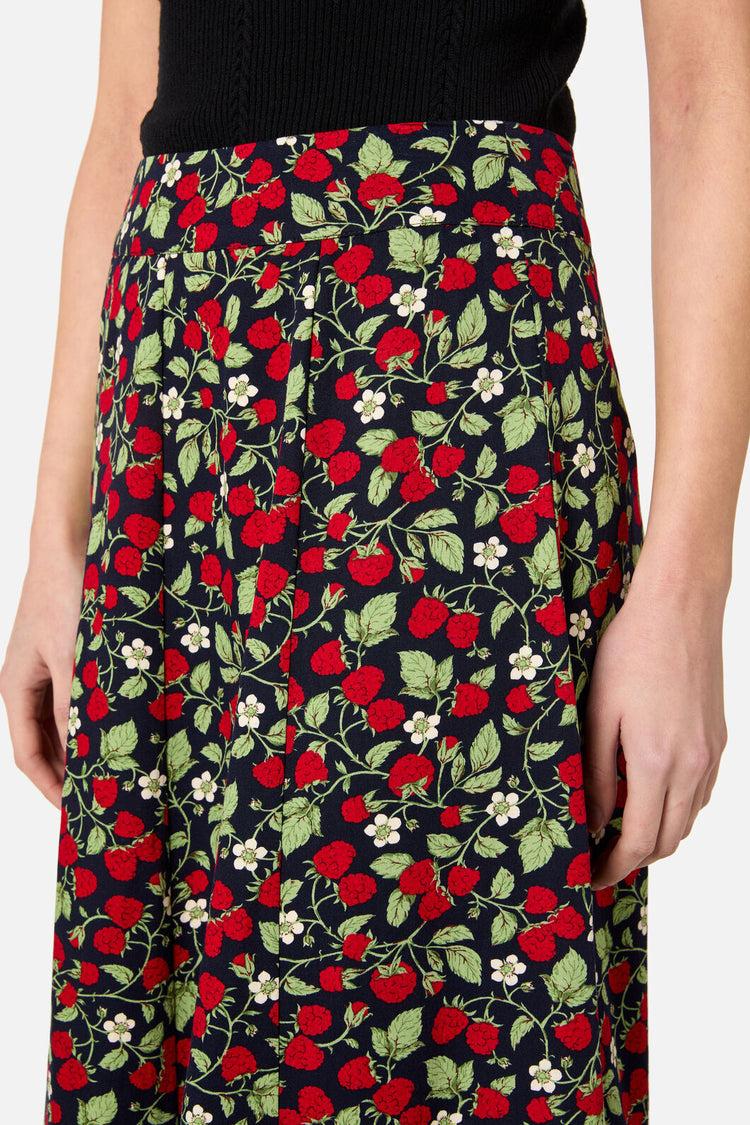 Raspberry Midi Skirt Product Image