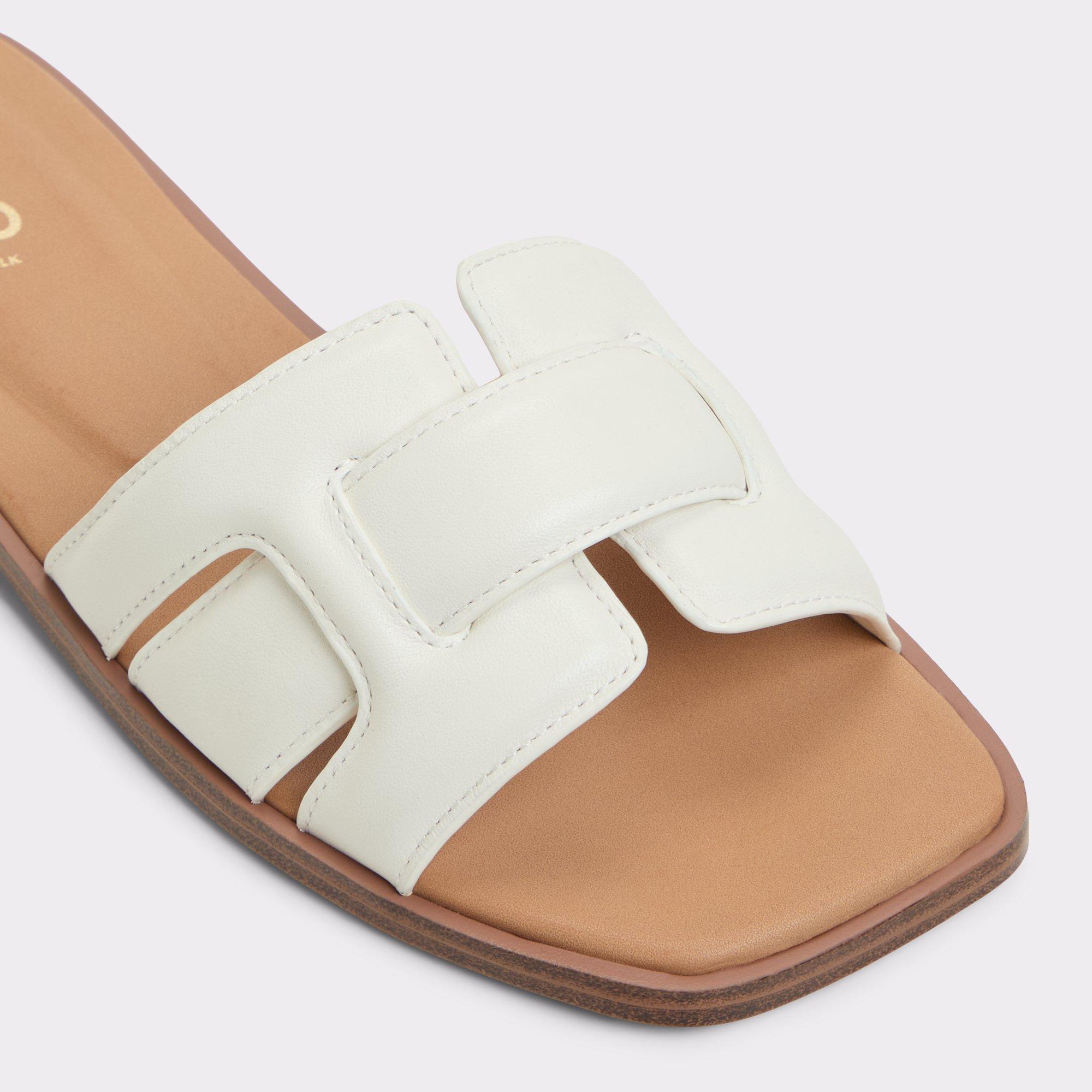 Eleny White Women's Flat Sandals | ALDO US Product Image