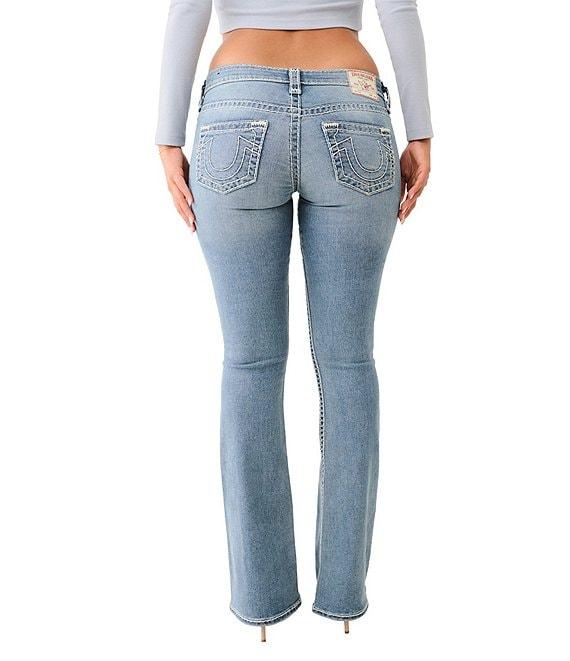 True Religion Becca Low Rise Super T Crystal Bootcut Jeans Product Image