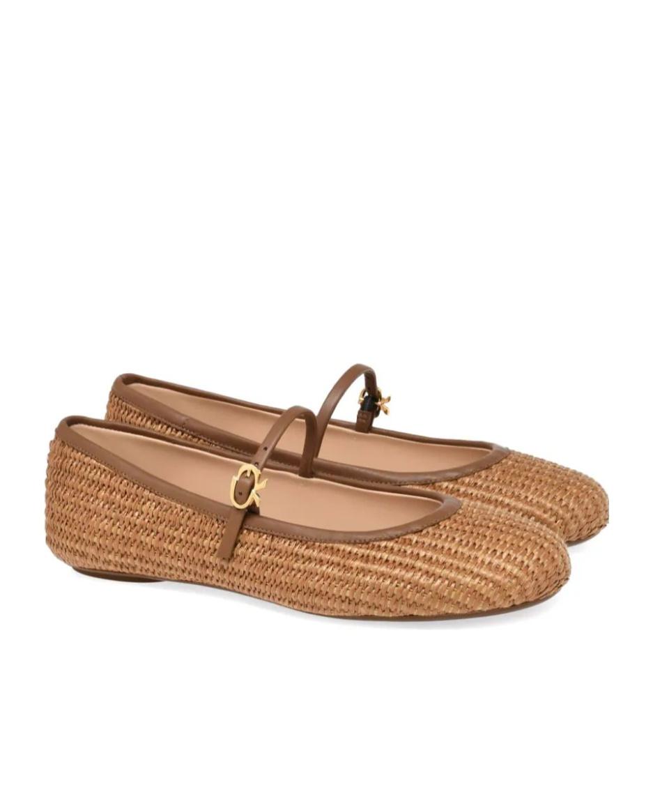 Carla raffia ballet pumps Product Image