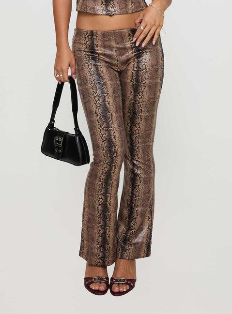 Slither Pants Snake Print Product Image