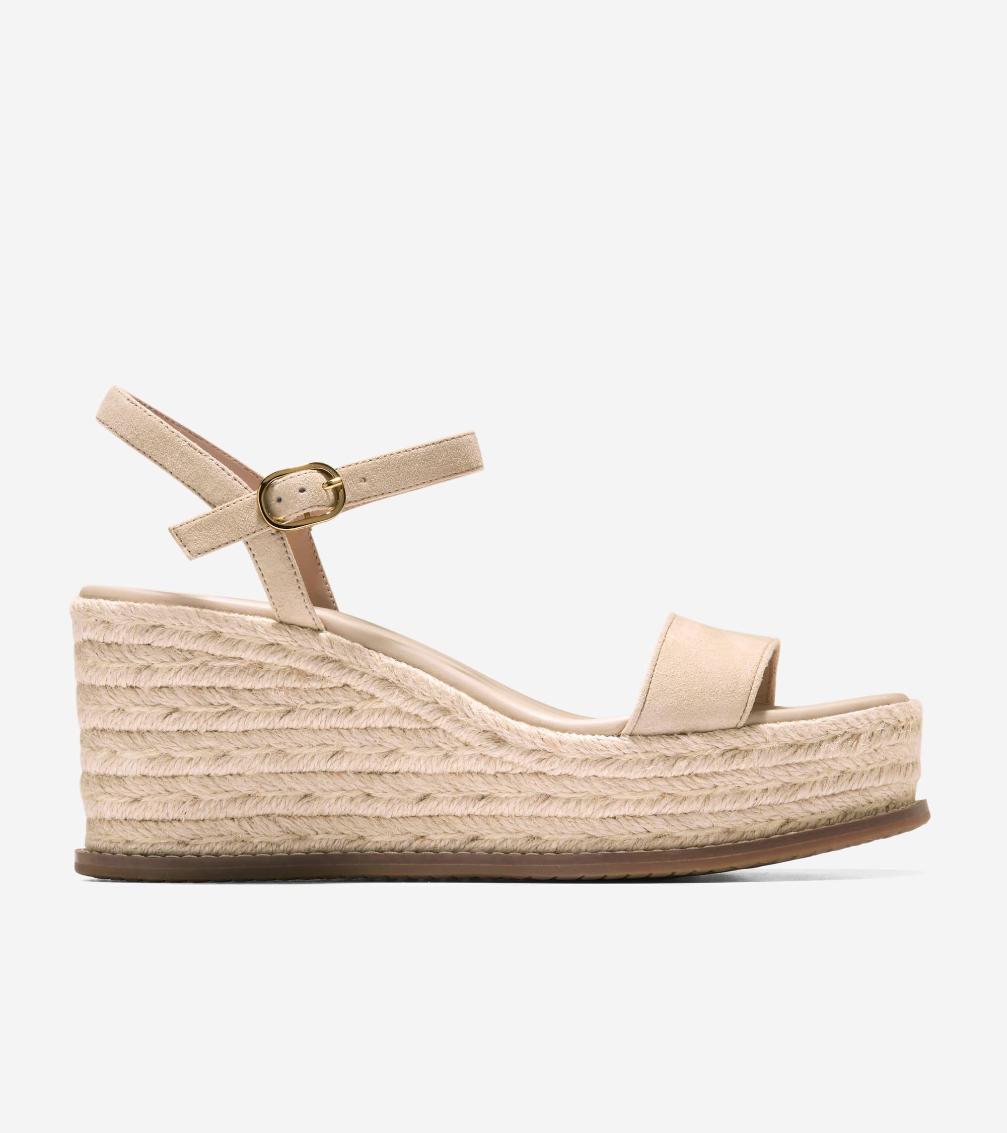 Cole Haan Womens Keeton Espadrille Platform Sandals Product Image