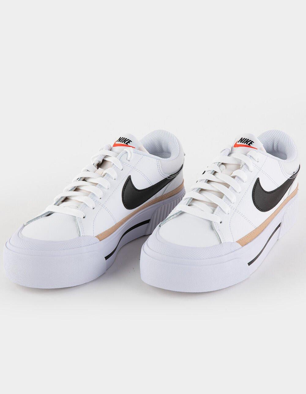 NIKE Court Legacy Lift Womens Shoes - WHITE COMBO Product Image