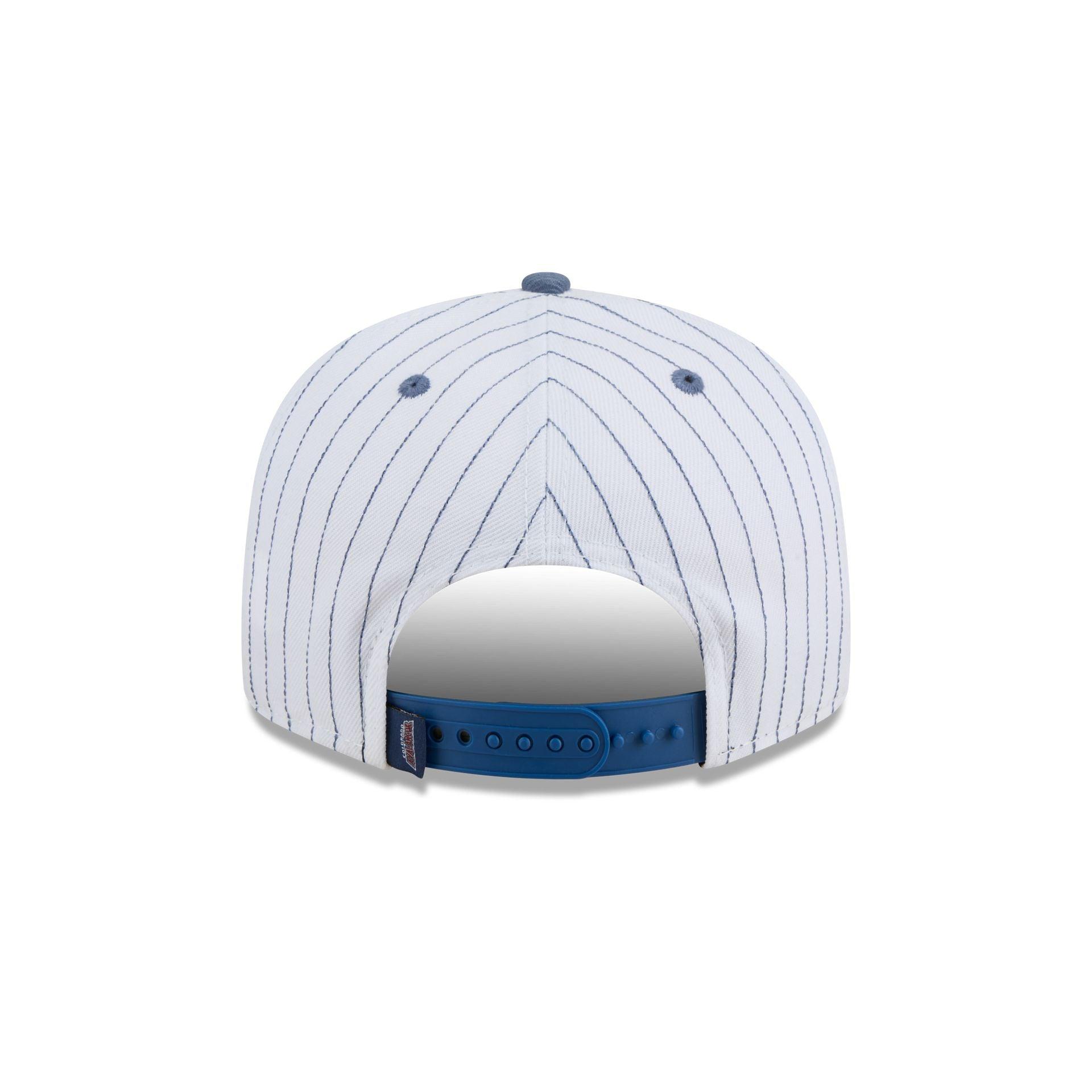 Colorado Avalanche Deceptor Pinstripe 9FIFTY Snapback Hat Male Product Image