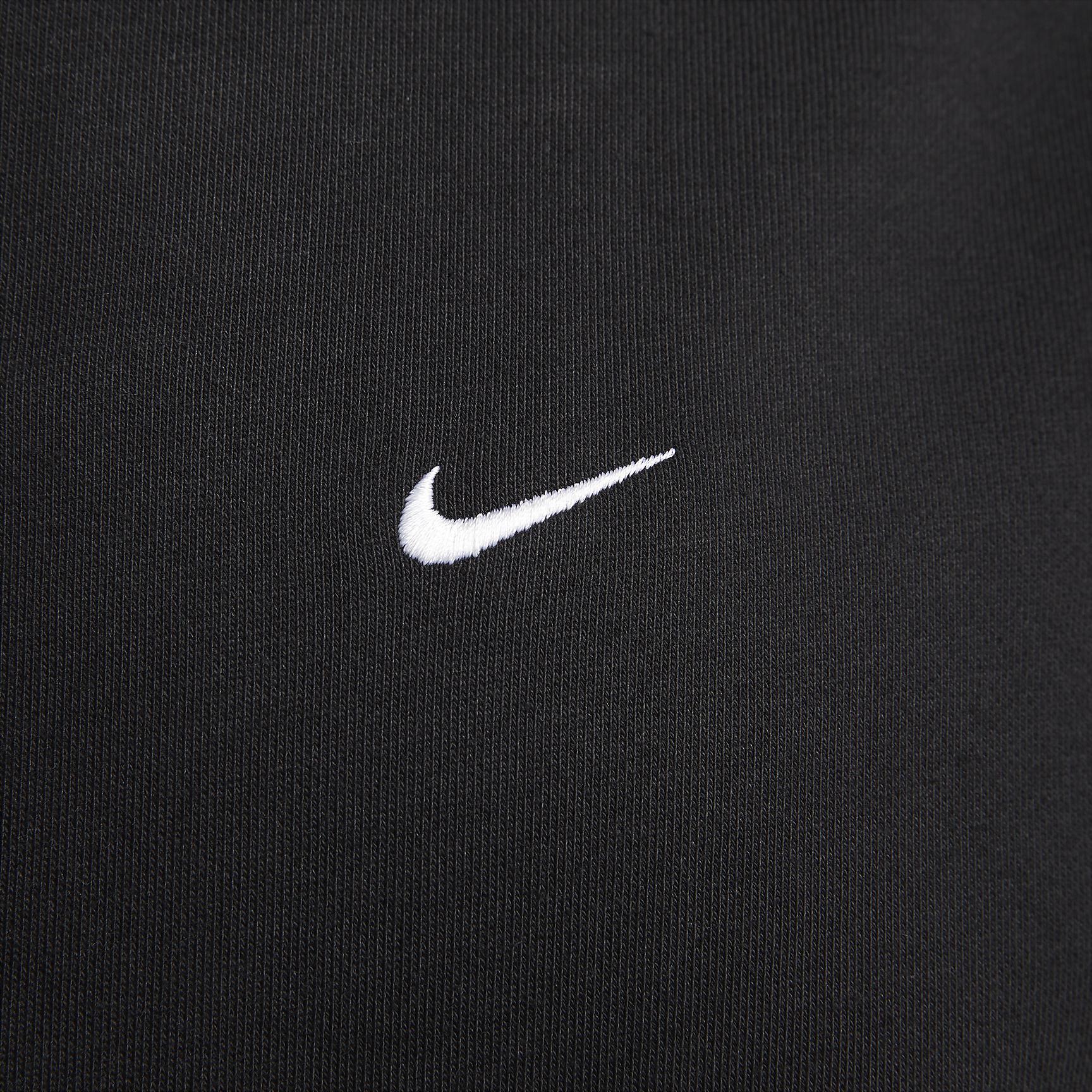 Nike Mens Solo Swoosh Fleece Pullover Hoodie | DX1355-010 Product Image