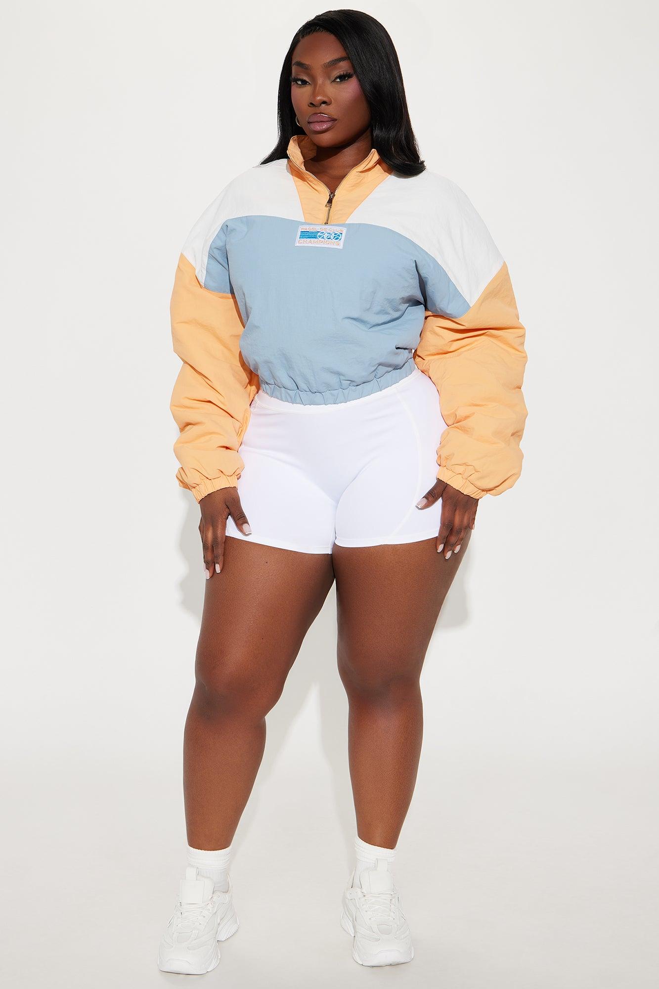 Champions Quarter Zip Varsity Jacket - Multi Color Female Product Image