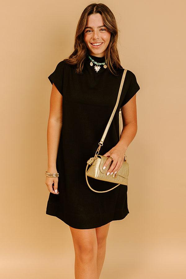 City Sleek Mini Dress in Black Product Image