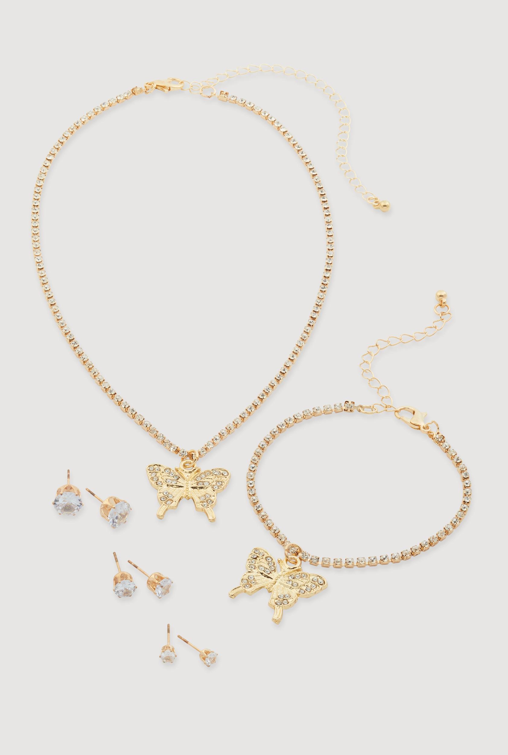 Butterfly Cubic Zirconia Assorted Rings Set of 12 Unisex Product Image