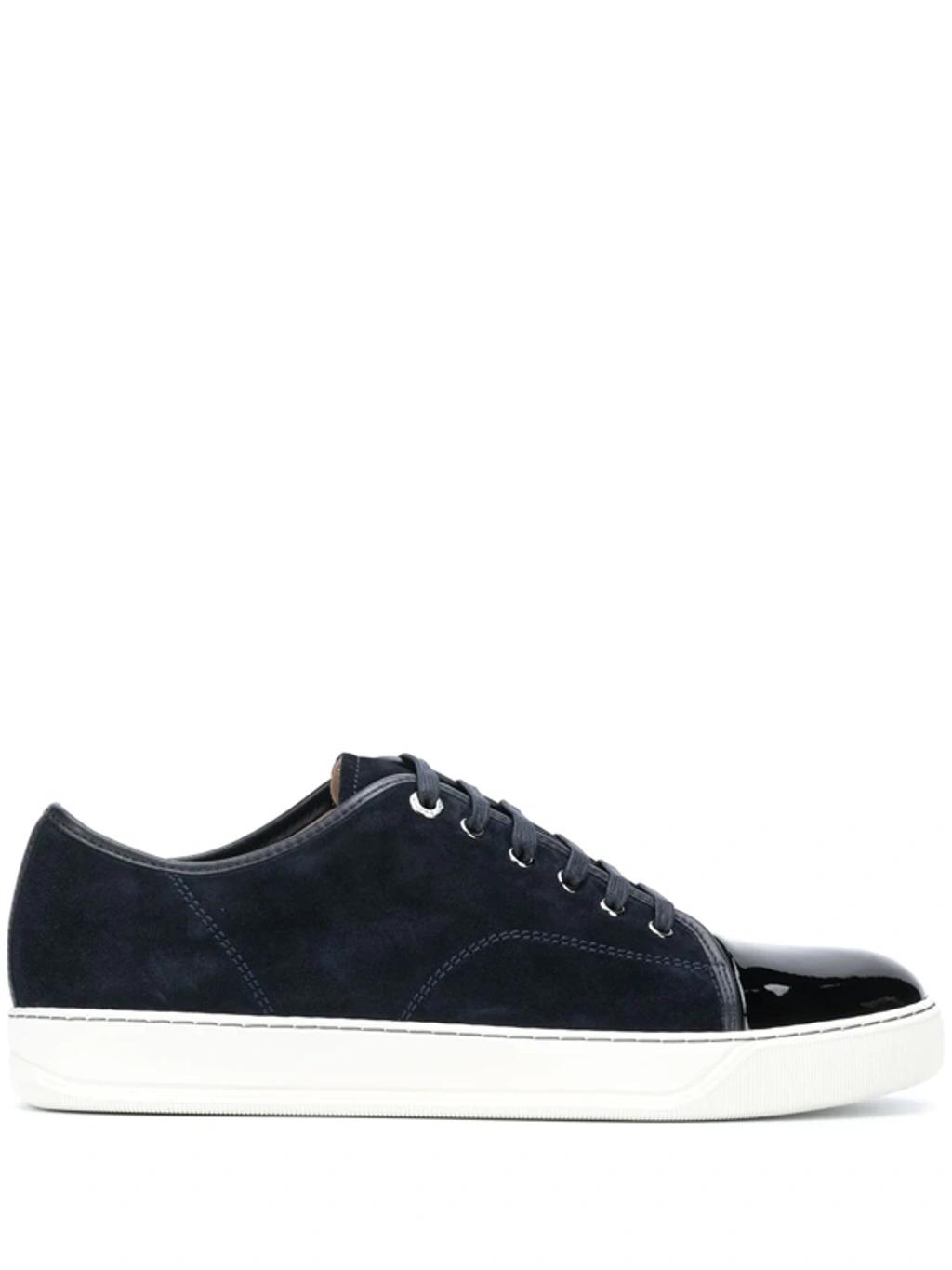 Black DBB1 Suede & Patent Leather Sneakers Product Image