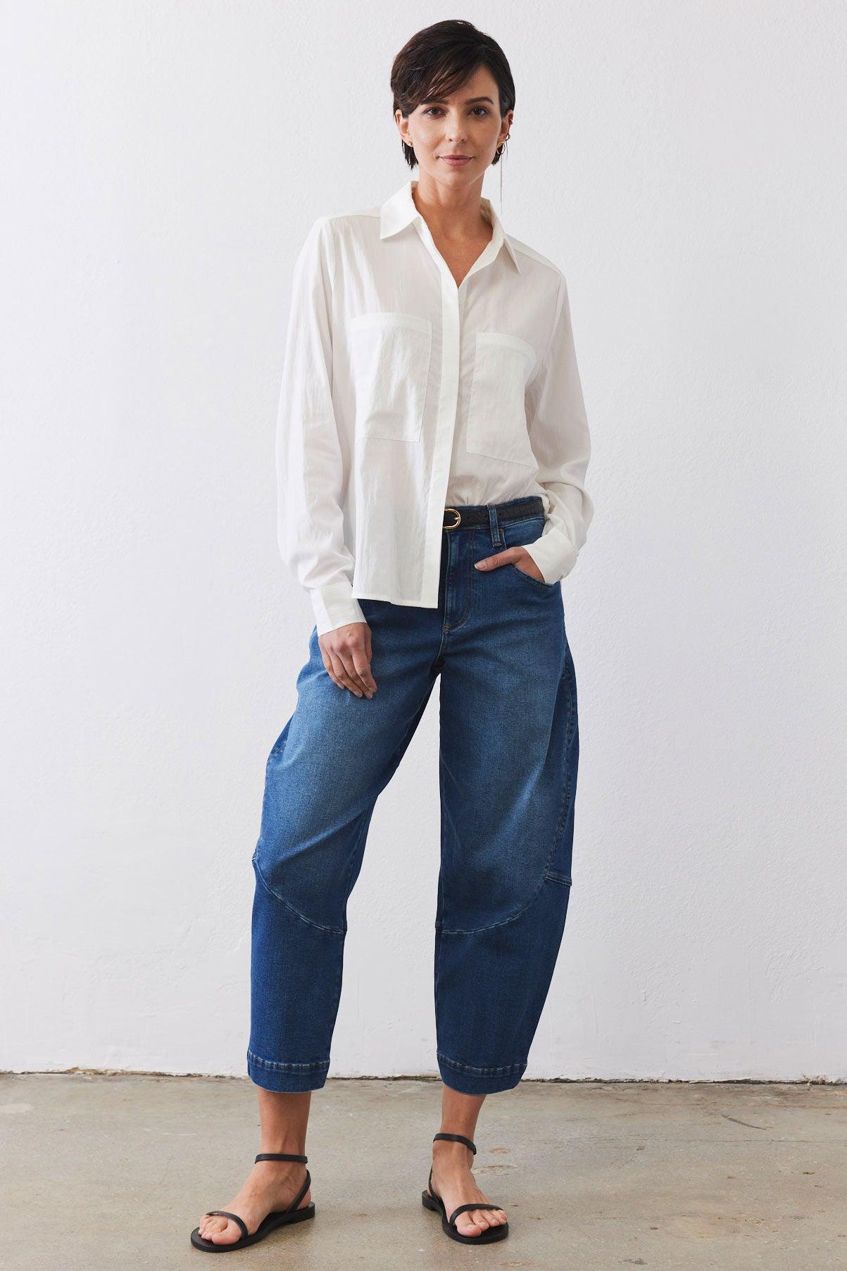 The Denim Wide-ish Pants Product Image