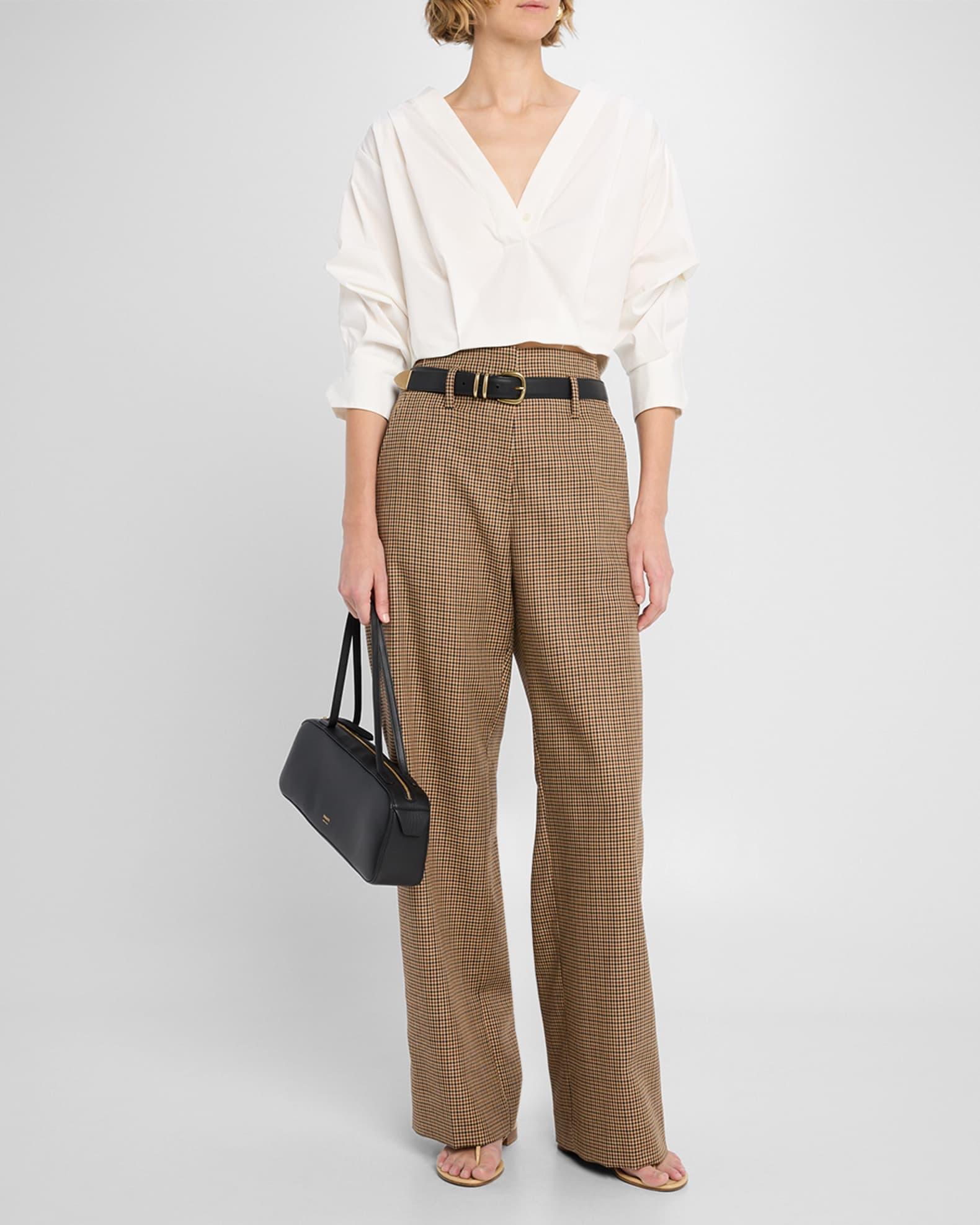 Jordan Ruched-Sleeve Popover Top Product Image