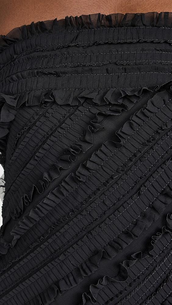 endless rose Strapless Ruffled Maxi Dress | Shopbop Product Image