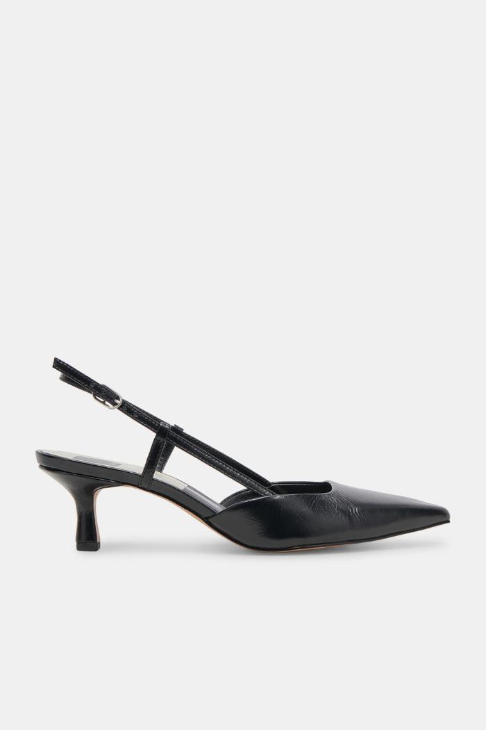 Odela Heels - Midnight Crinkle Patent Product Image