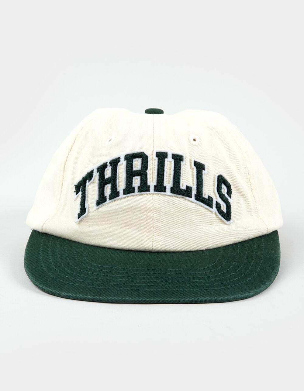 THRILLS Believe 6 Panel Strapback Hat - WHT/GREEN Product Image