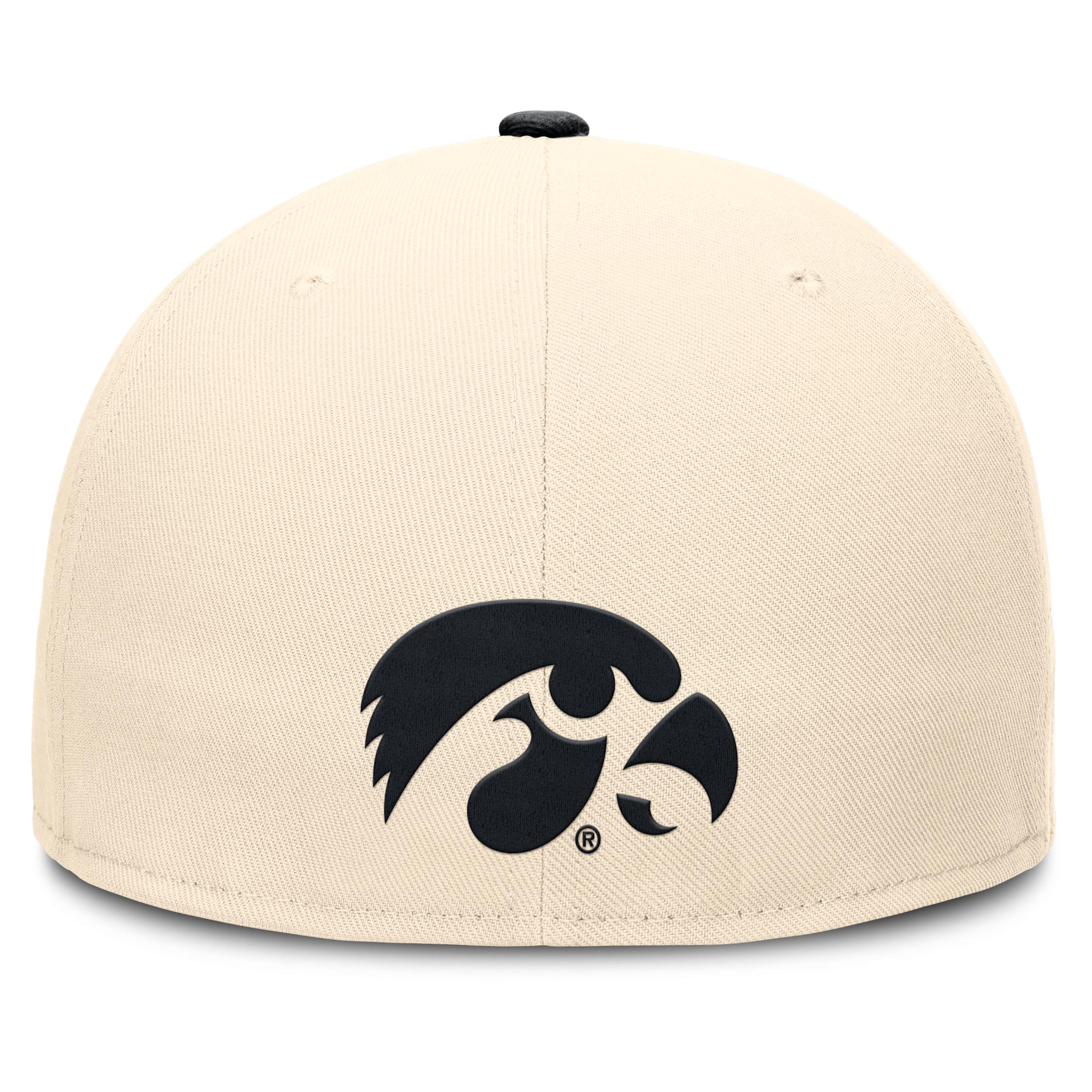 Iowa Hawkeyes Primetime True Nike Men's Dri-FIT College Fitted Hat Product Image