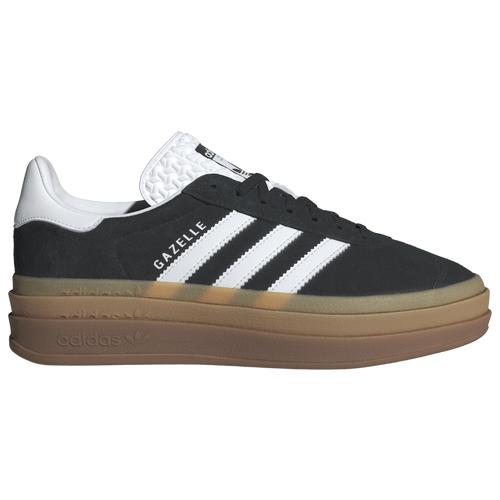Womens adidas Gazelle Bold Athletic Shoe - Core / Cloud White Product Image