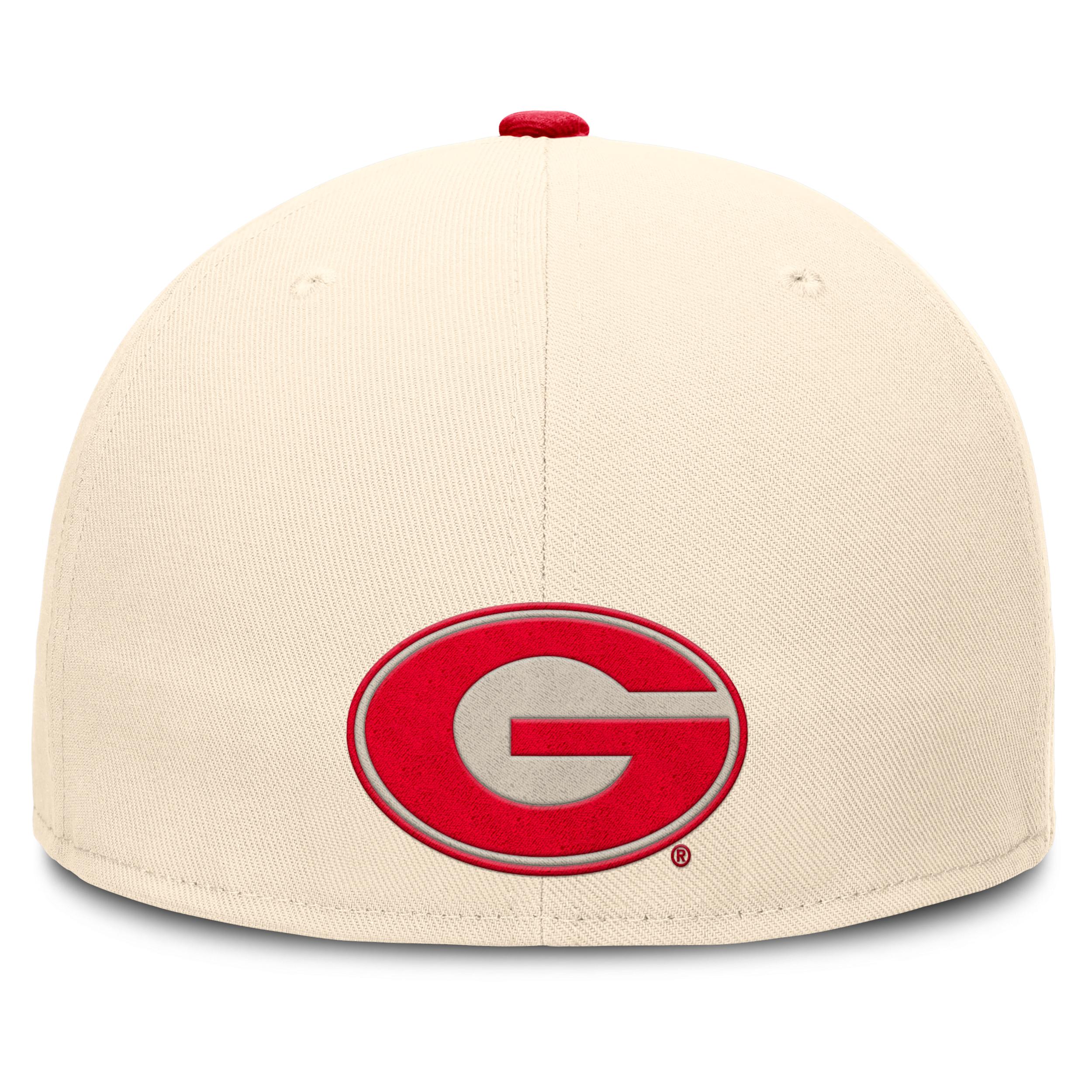 Georgia Bulldogs Primetime True Nike Men's Dri-FIT College Fitted Hat Product Image