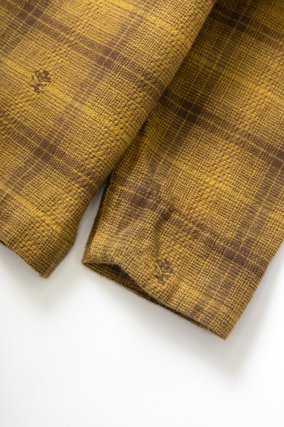 Service Works - Thistle Plaid Front Of House Jacket - Ochre Product Image