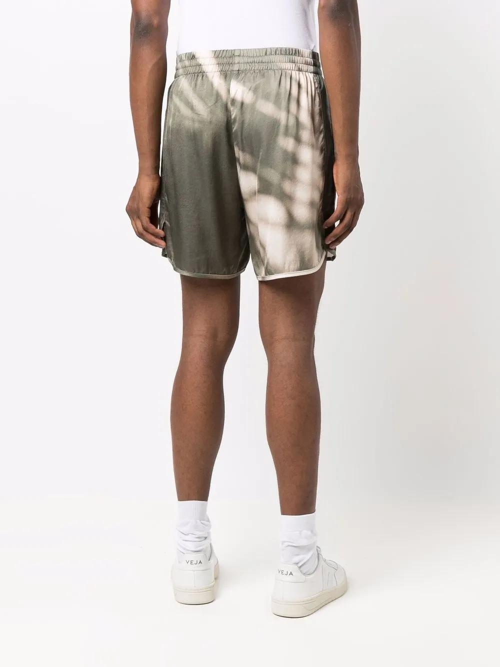 tie-dye print track shorts Product Image