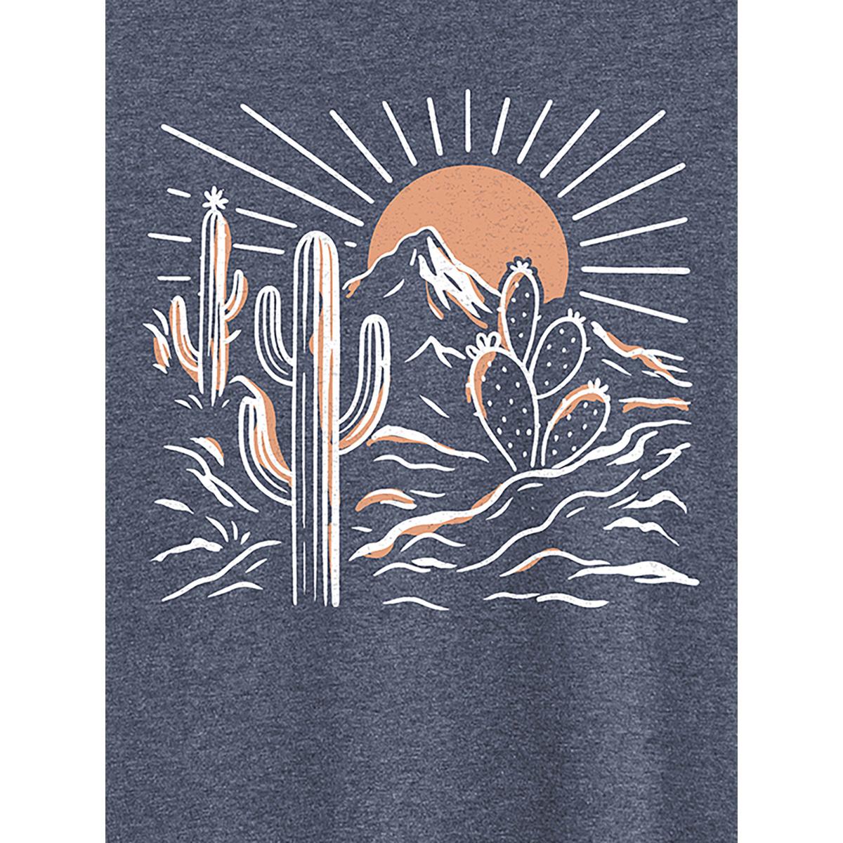 Plus Size Make a Wish V-Neck T-Shirt Indigo Women Leisure Non Art&design V-neck Casual T-shirts BloomChic 30/6X Product Image