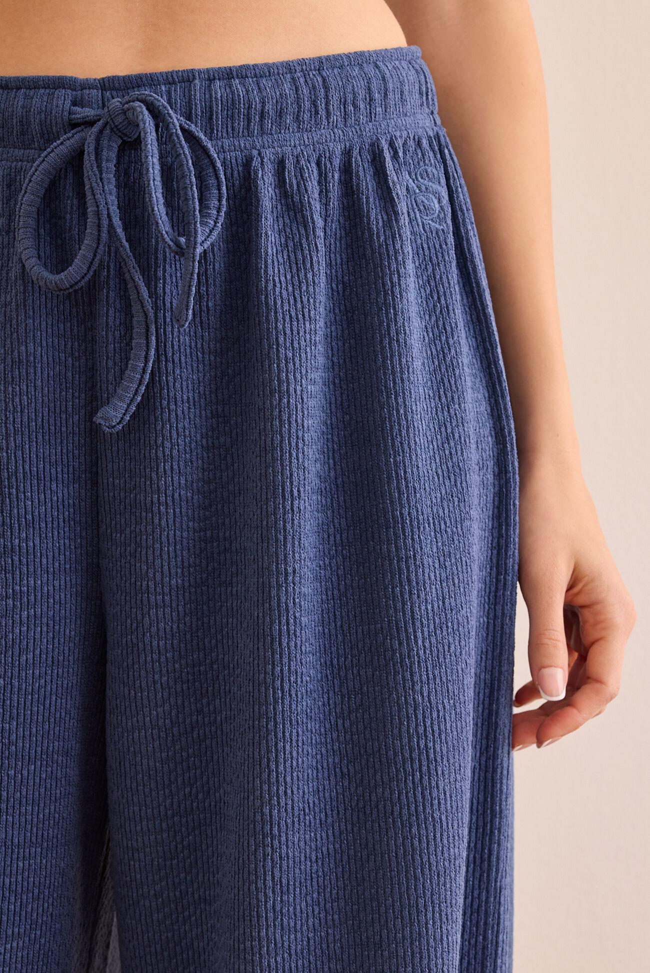 Balanced Ease Ribbed Wide Leg Pants Product Image