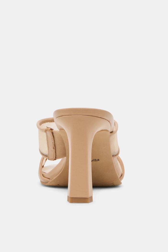 Gitel Heels - Light Tan Mesh Product Image