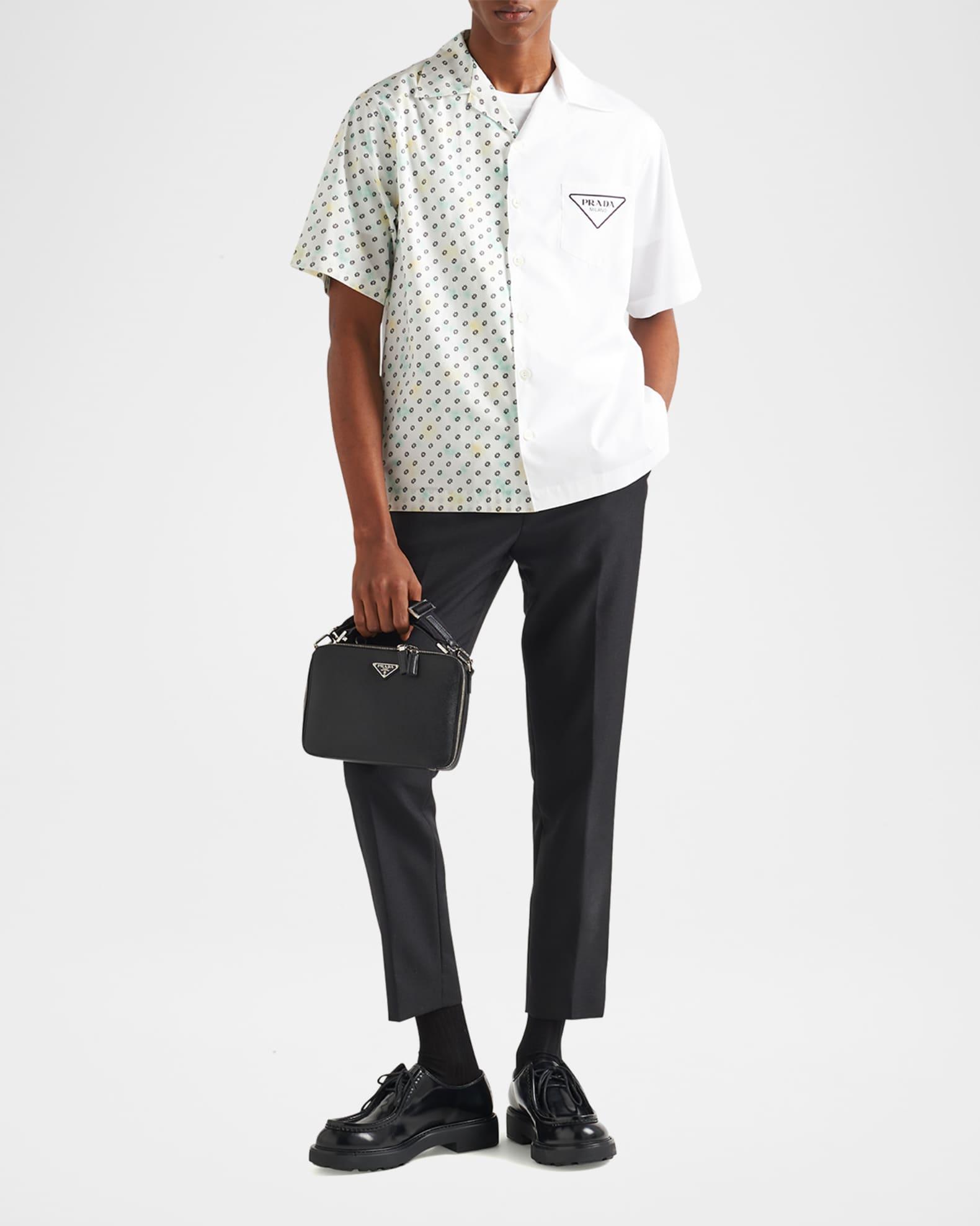 Men's Poplin Double Match Camp Shirt Product Image