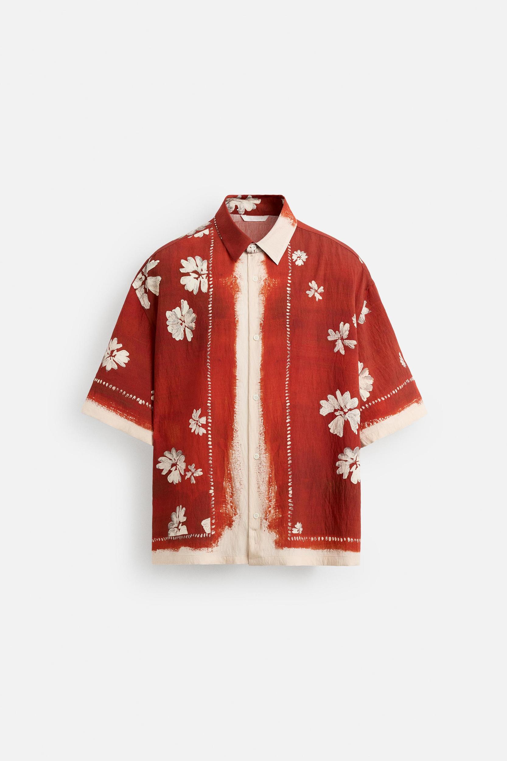 FLORAL PRINT SHIRT Product Image
