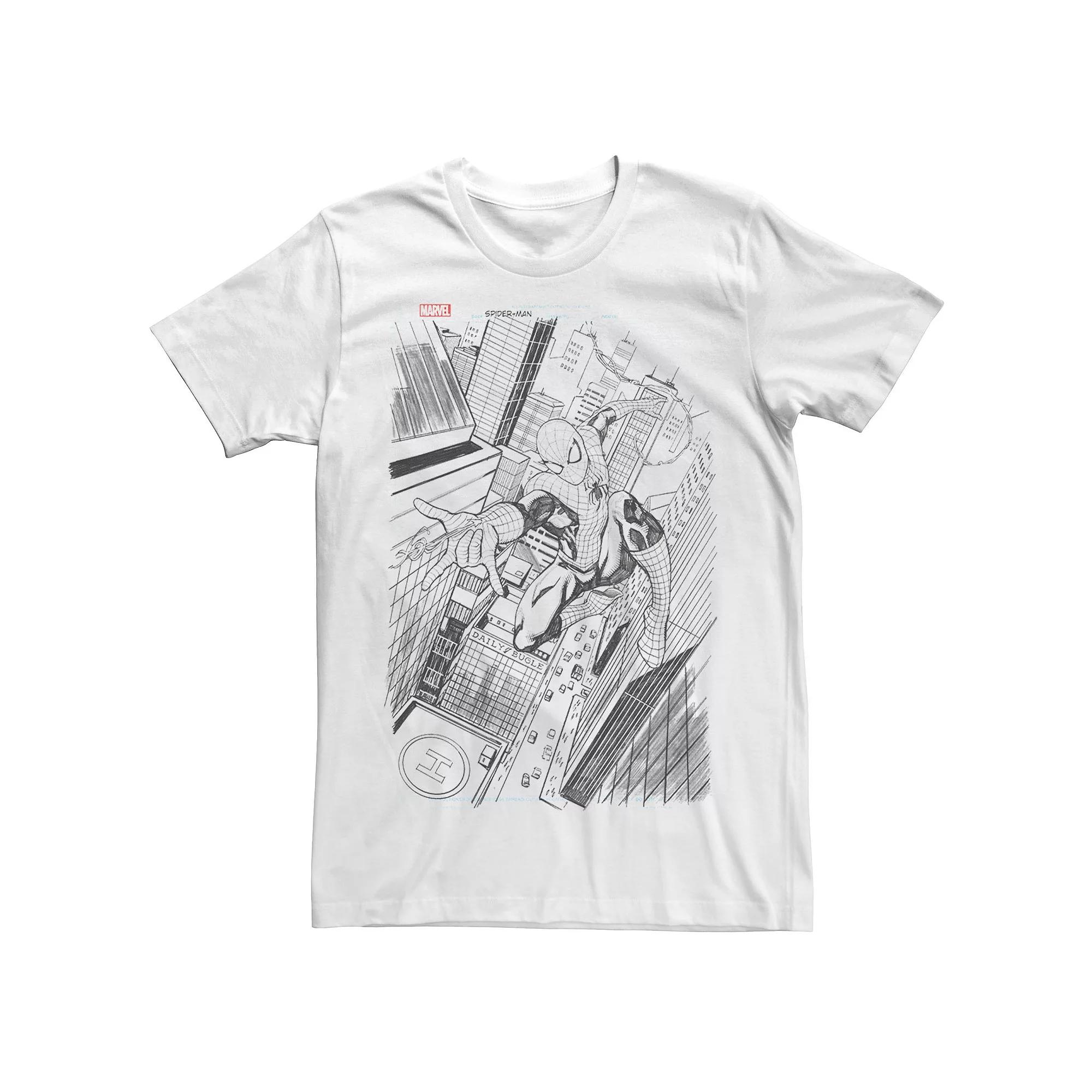 Men's Marvel City Swings Graphic Tee,  Product Image