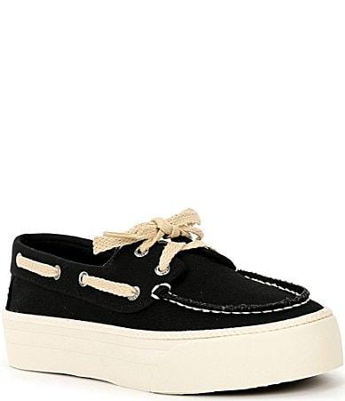 Sperry Womens Bahama 3.0 Platform Boat Shoes Product Image