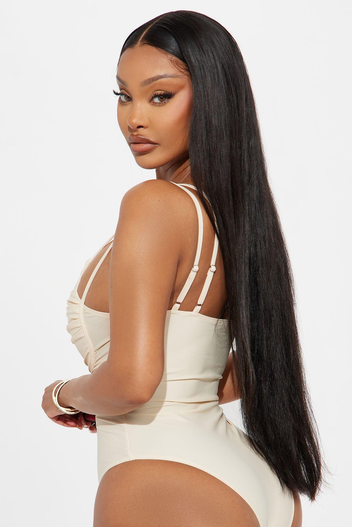 Signature Class Corset Bodysuit - Cream Female Product Image