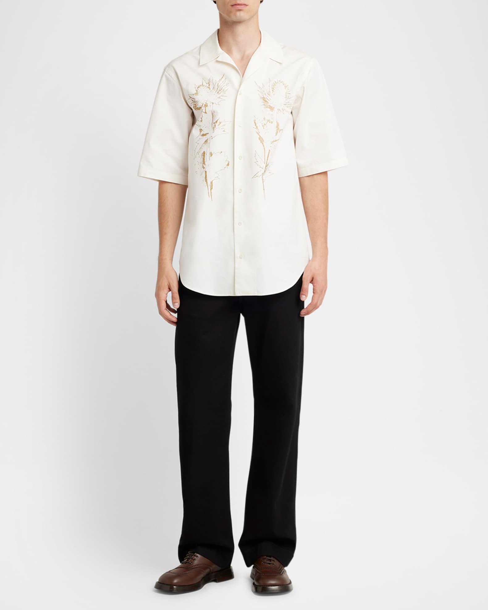 Men's Brogue Leather Oxfords Product Image