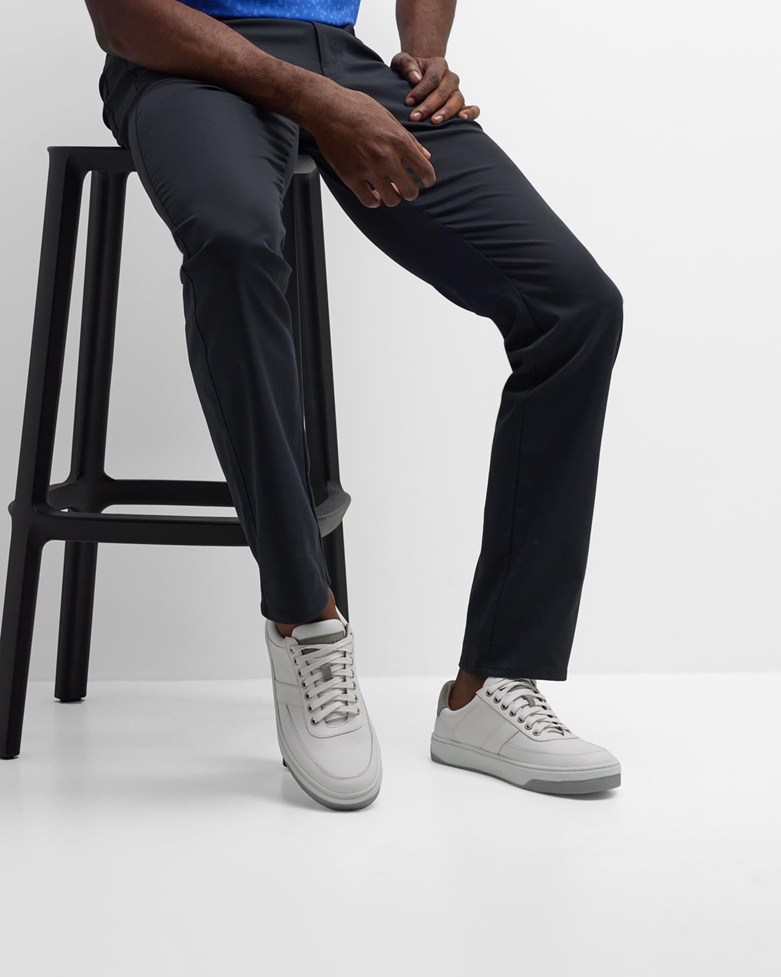 Men's Vantage Pebble Grain Leather Low-Top Sneakers Product Image