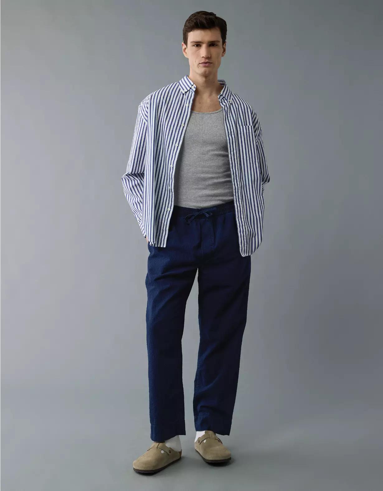 AE Seersucker Lounge Pant Product Image