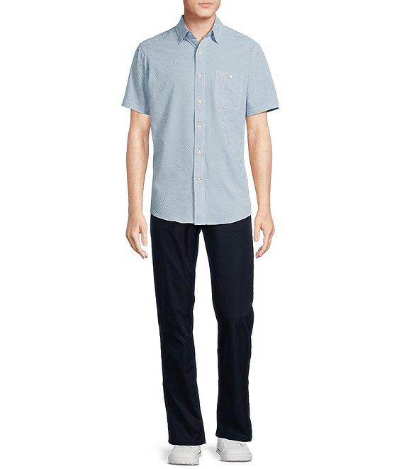 Cremieux Blue Label Performance Brrr°® Stretch Card Suits Seersucker Short Sleeve Woven Shirt Product Image