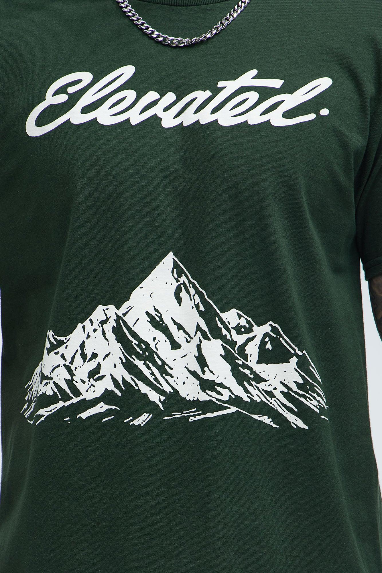 Elevated Mountain Short Sleeve Tee - Green Product Image