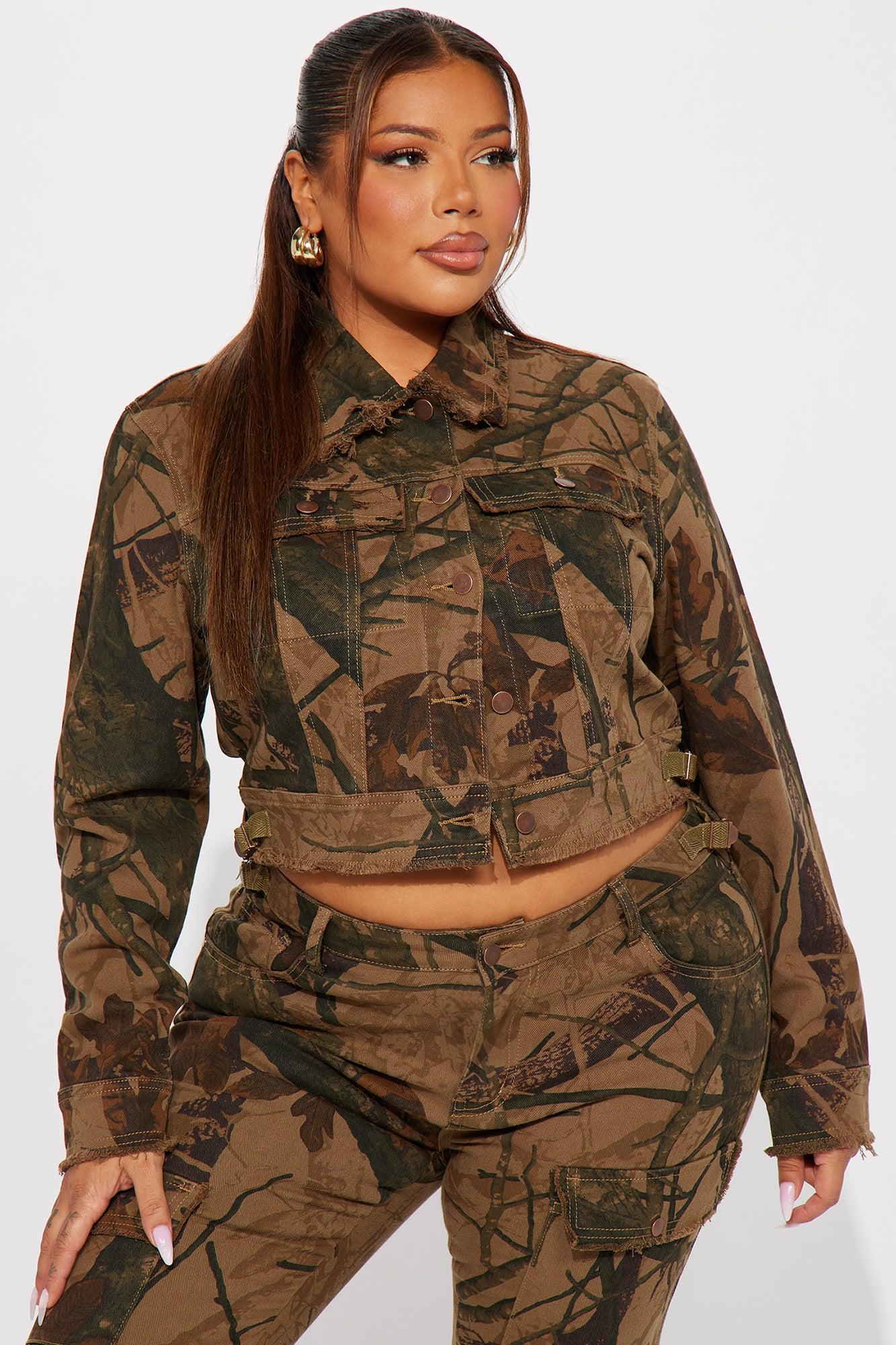 In The Wild Camo Trucker Jacket - Camouflage Product Image