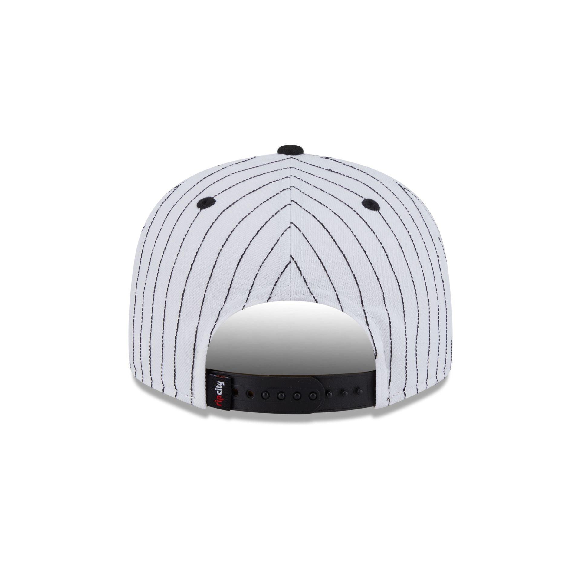 Portland Trail Blazers Deceptor Pinstripe 9FIFTY Snapback Hat Male Product Image