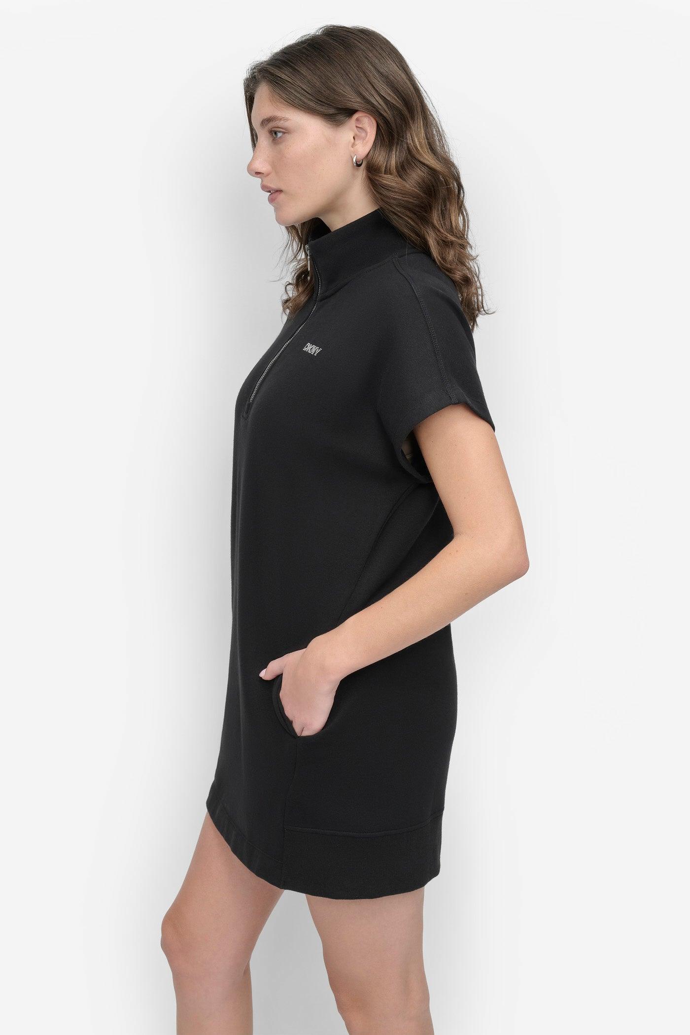 HALF-ZIP MINI SNEAKER DRESS Product Image
