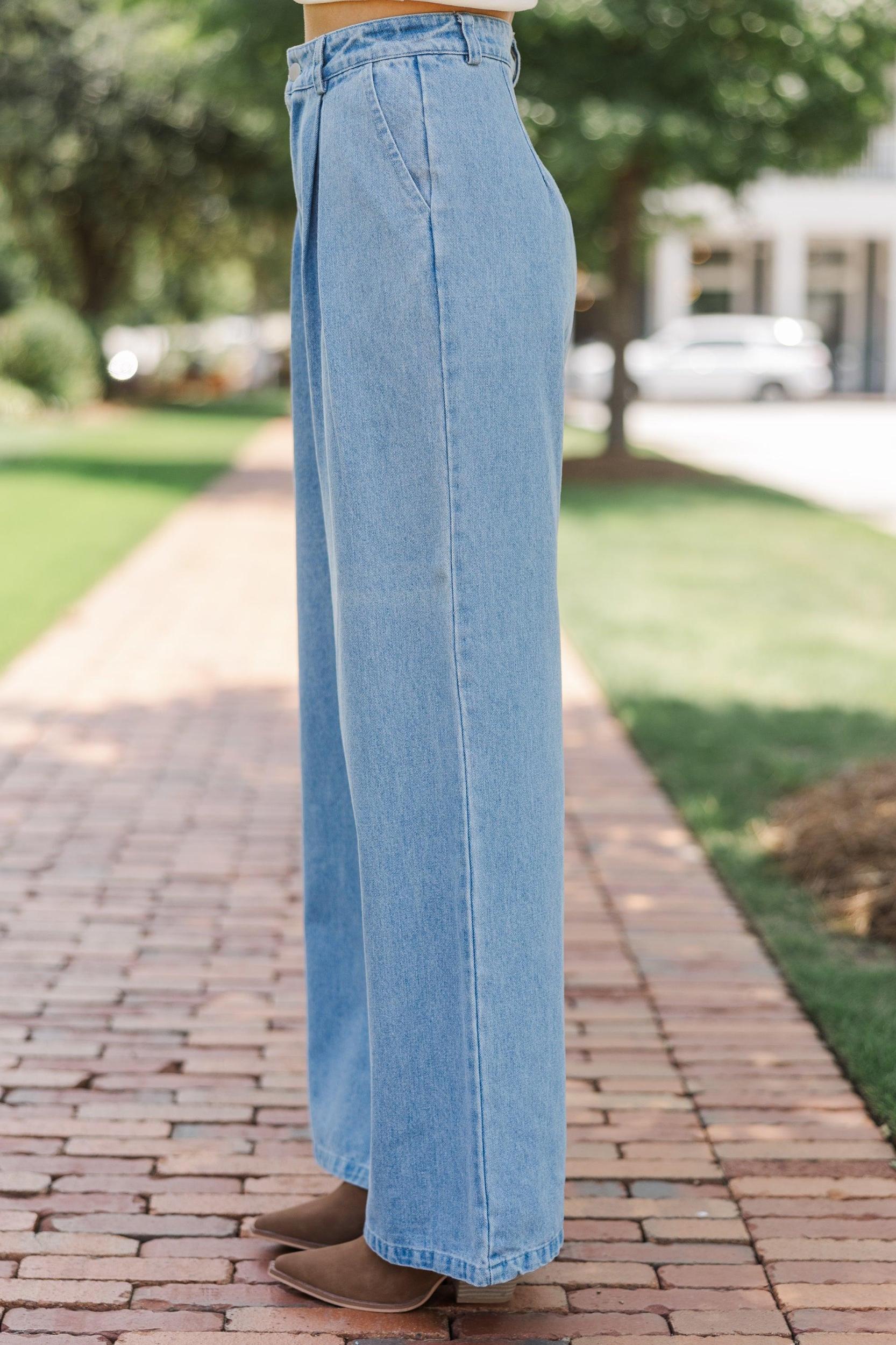 Best Of You Medium Wash Denim Trousers Female Product Image