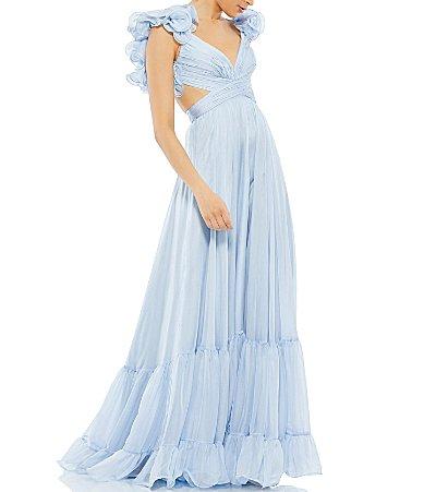 Womens Ieena Cutout Chiffon Gown Product Image