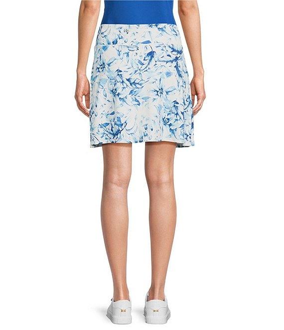 Tommy Bahama Abby Interlock Flora Fresco Peached Jersey Skort Product Image